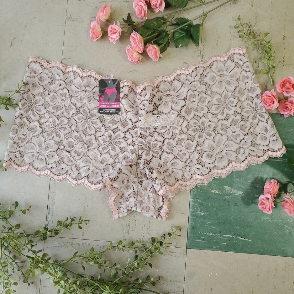 NWT Lace Maidenform Cheeky Boyshort Panties